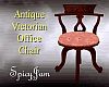 Antq Vict Office Chair p