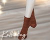 Brown mini boots