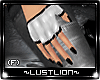 (L)Gloves: White
