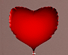 B- Red Heart Balloon