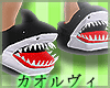 Sharks! Slippers F-Black