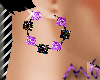 (mG)Purple Stone EarrinG