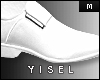 Y. B/W White Shoes