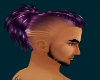 light purple ponytail
