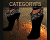 [F5]studded ankle boots