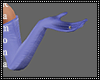 Blue Long Gloves