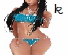 sky blue bikiny rll