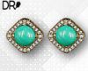 DR- Turquoise ear studs