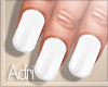 ~A: White Simple'Nails
