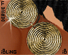 Spiral Gold Earrings 01