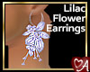 .a Lilac Floral Earrings