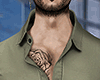 ♛ Opened Shirt Green.