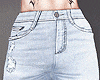 金 Ripped Cargo Jeans