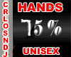 Enhancer Hands 75 % DJ