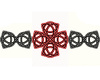 Black/Red Celtic tattoo
