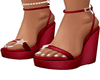 Red Mermaid Heels