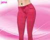 [JA]skinny jeans. pink