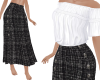 TF* BlackTweed Skirt