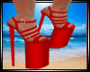 Red Veronica Heels