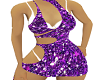 MI Purple Shiny Dress