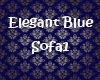 Elegant Blue Sofa