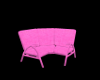 Curved Pink Couch