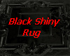 Black Shiny Rug