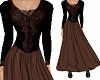 TF* Brown Vintage Dress