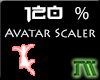 Avatar Scaler 120% M-F