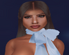 Baby Blue Bow Scarf
