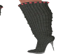 Giniva Gray Knit Boots