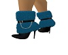 Neon Blue Boots