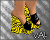 Val - Wedge Yellow Zebra