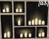 {iiS} Candle on Shelves
