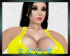SAV Sexy Tube Top Yellow