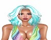 Blue/White Hair