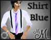 MM~ Dress Shirt Blue