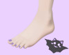 ☽ Feet Nails Purple