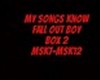 My Songs Know Box 2 of 2