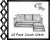 10 Pose Couch Mesh