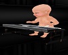 Baby on keyboard animate