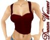 Ruched Red Halter Top
