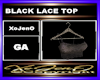 BLACK LACE TOP