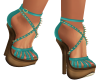 Classy Teal Shoes