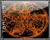 orange pentagram