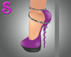 Serpente Purple Heels