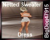 [BD] Netted Sweater Dres
