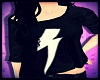 |Shirt/Lightning/Black|