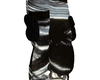 black/white cargo pants