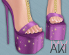 Aki Starry Heels Purple